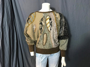 Vintage 1980’s Carducci leaf sweater S