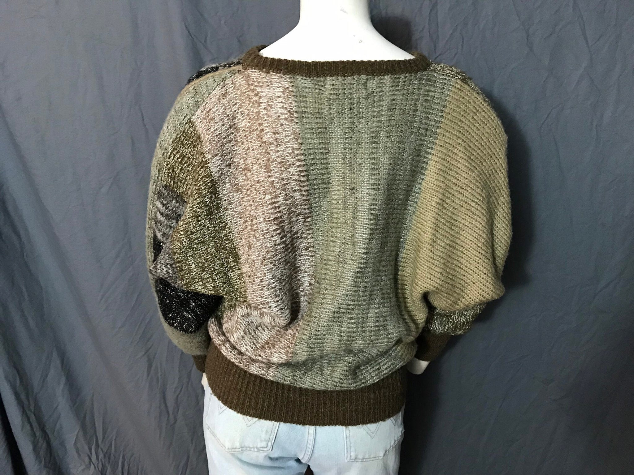 Vintage 1980’s Carducci leaf sweater S