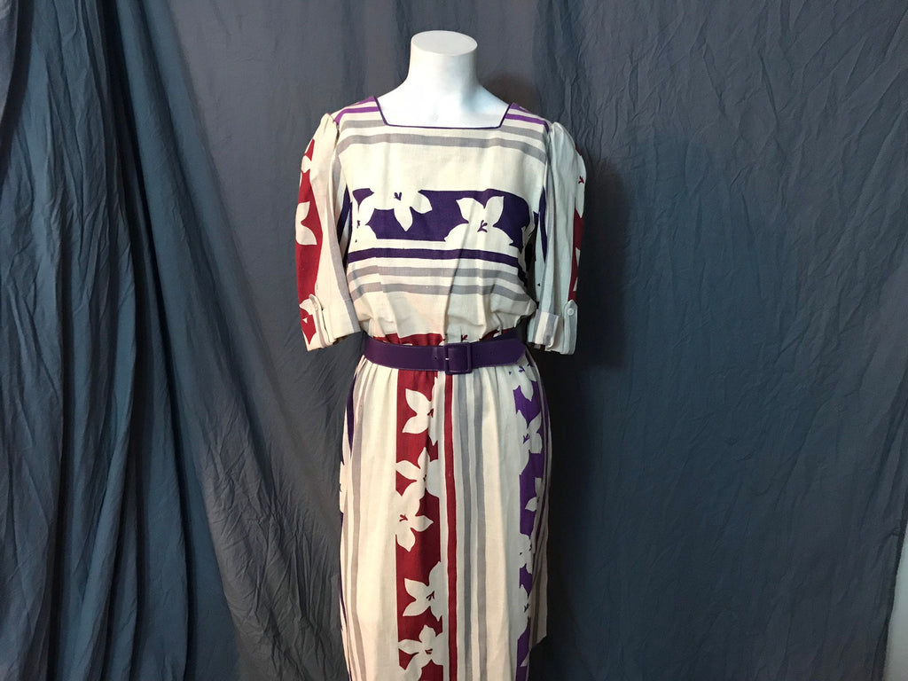 Vintage Jerell 70’s 80’s mod dress M 9