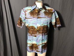 Vintage 1970’s Royal Knight Quintessa boat shirt M