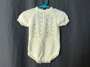 Vintage Jureca 50’s baby sweater onesie 6 month