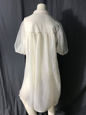 Vintage 1950’s Miss Siren sheer chiffon robe S