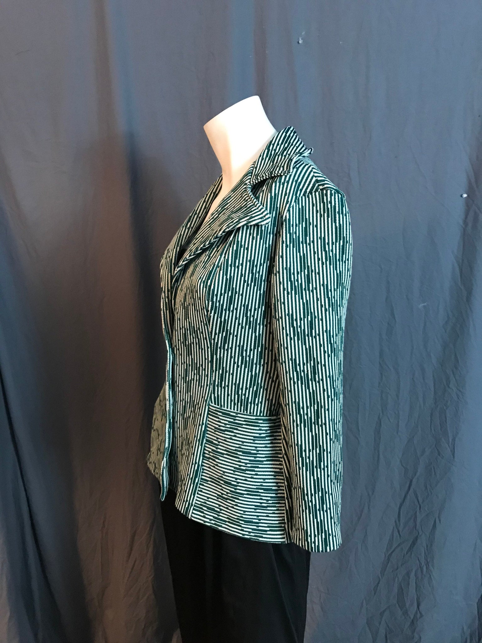 Vintage green mod women’s 70’s jacket M