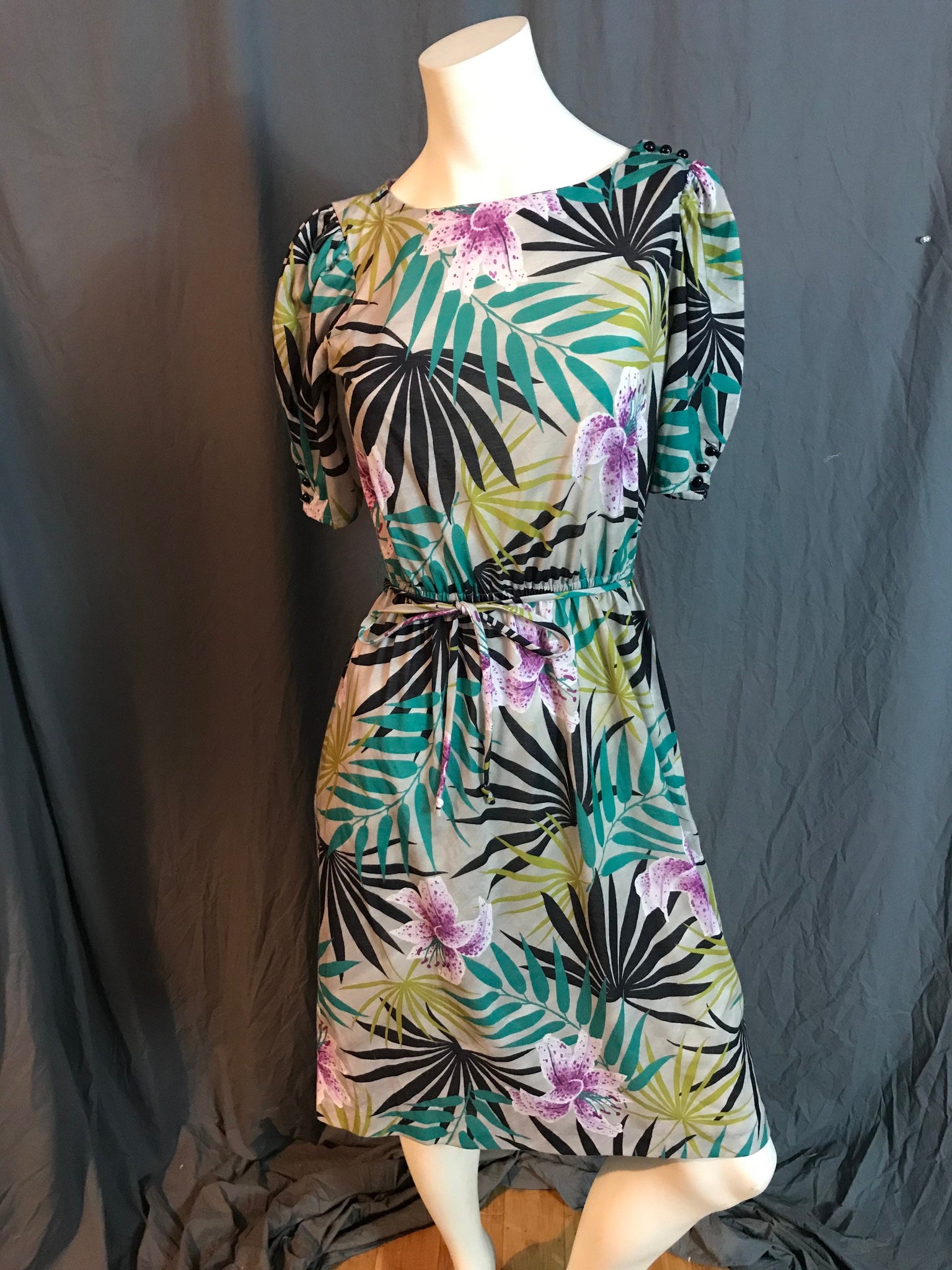 Vintage 80’s Items tropical dress M