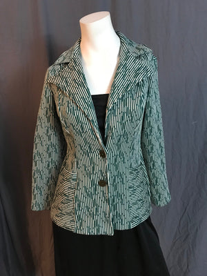 Vintage green mod women’s 70’s jacket M