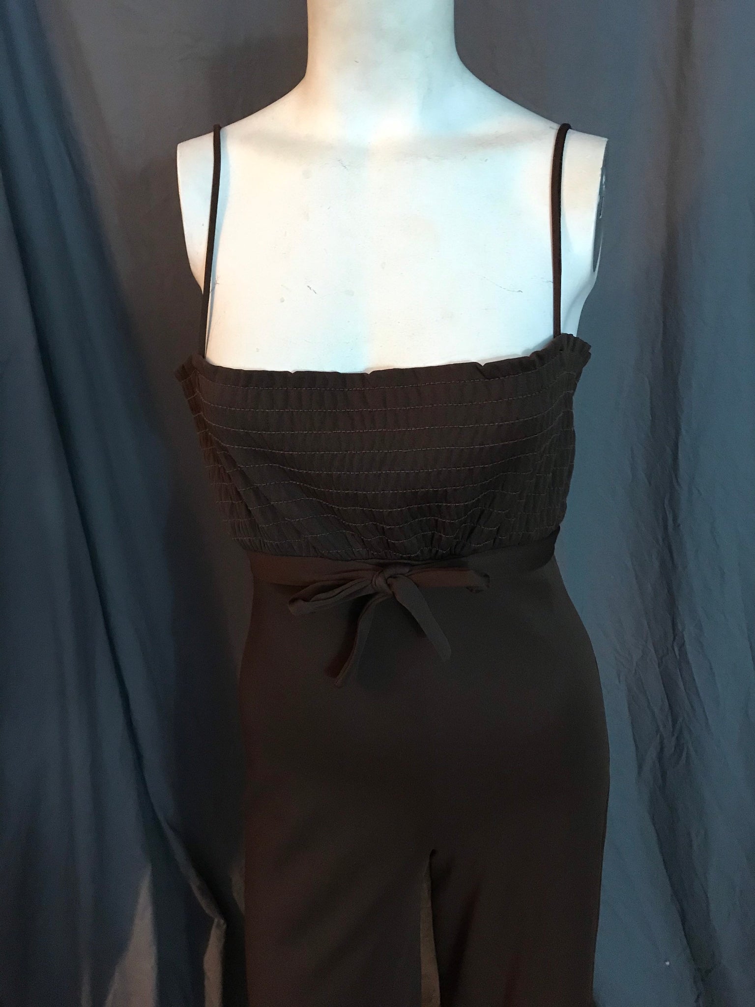 Vintage 1970’s brown bell bottom jumpsuit M