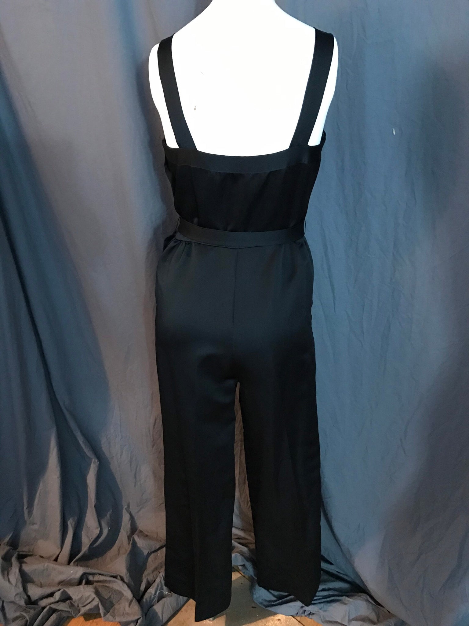 Vintage black 1980’s jumpsuit S M