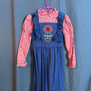 Vintage 70’s girls kids dress hippie boho