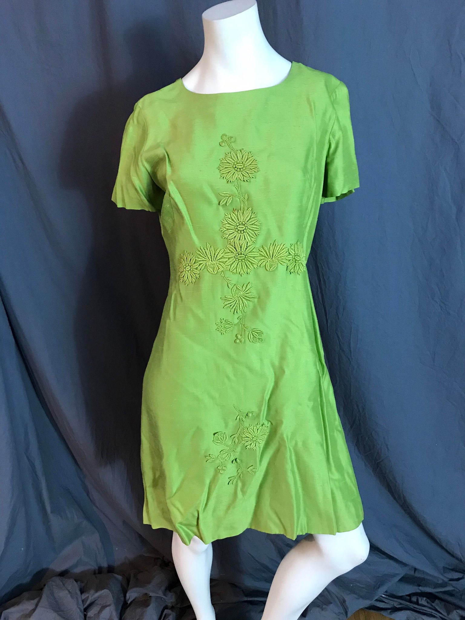 Vintage green 1960’s Sylvia Ann dress and coat M