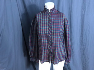 Vintage 1980’s Pigalle plaid shirt M