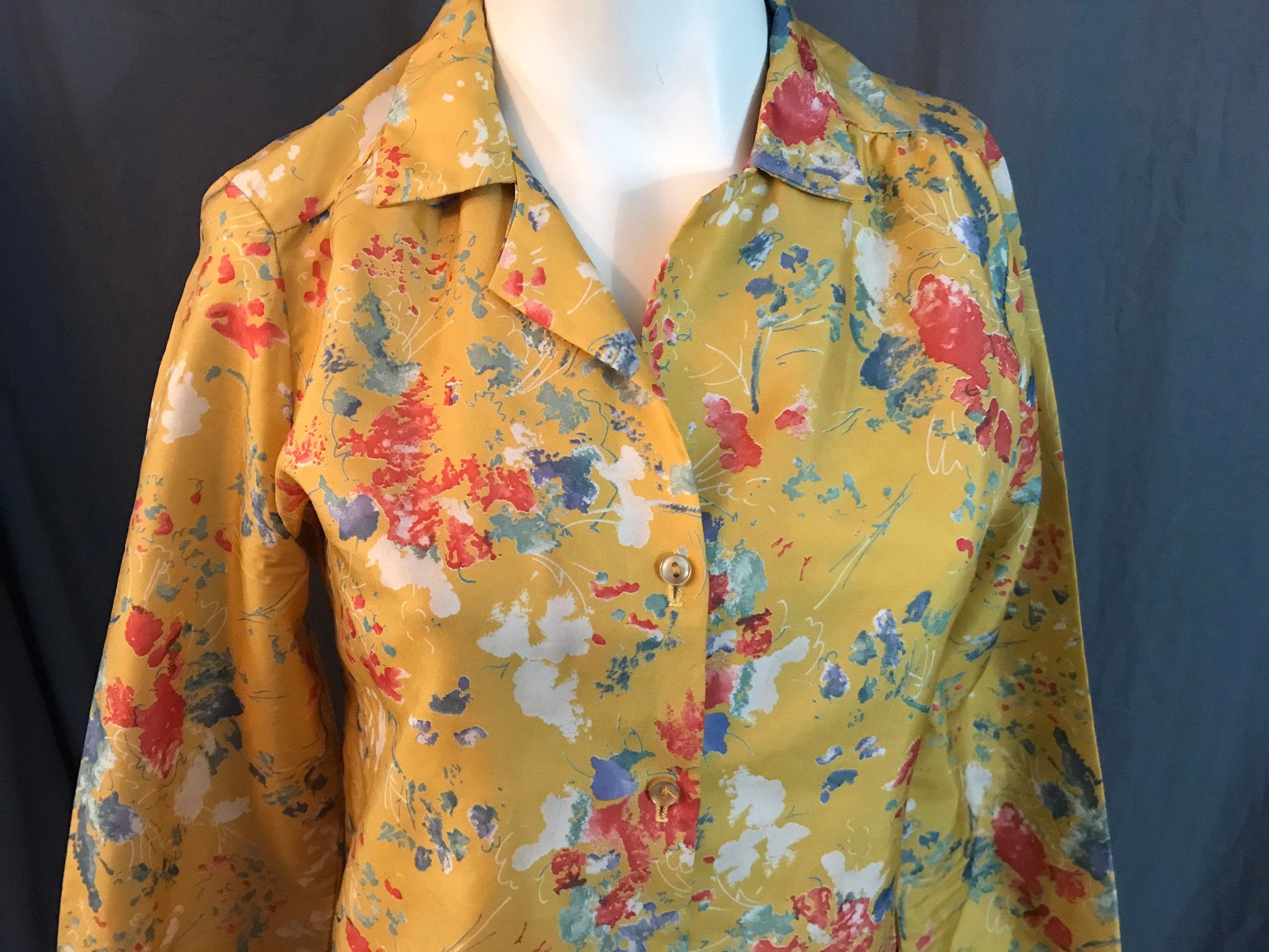 Vintage Jonathan Martin 1980’s blouse shirt M