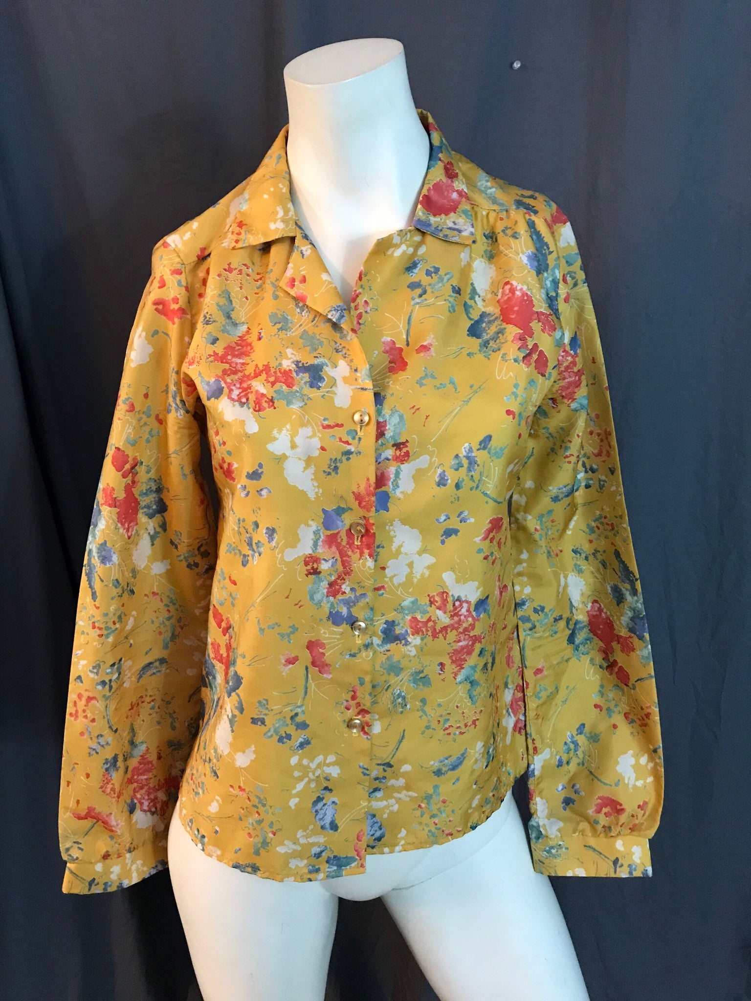 Vintage Jonathan Martin 1980’s blouse shirt M