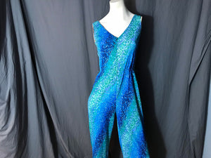 Vintage 1970’s Leslie Fay bellbottom jumpsuit 10 M