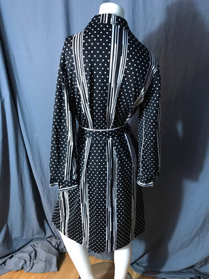 Vintage 1970’s Empress black and white dress L