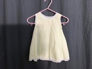 Vintage 1950’s yellow baby dress newborn