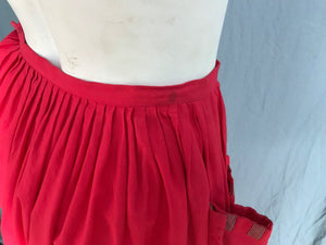 Vintage 1950’s Joe Frank red skirt with pockets S