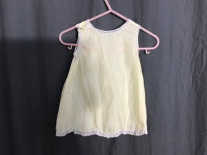 Vintage 1950’s yellow baby dress newborn