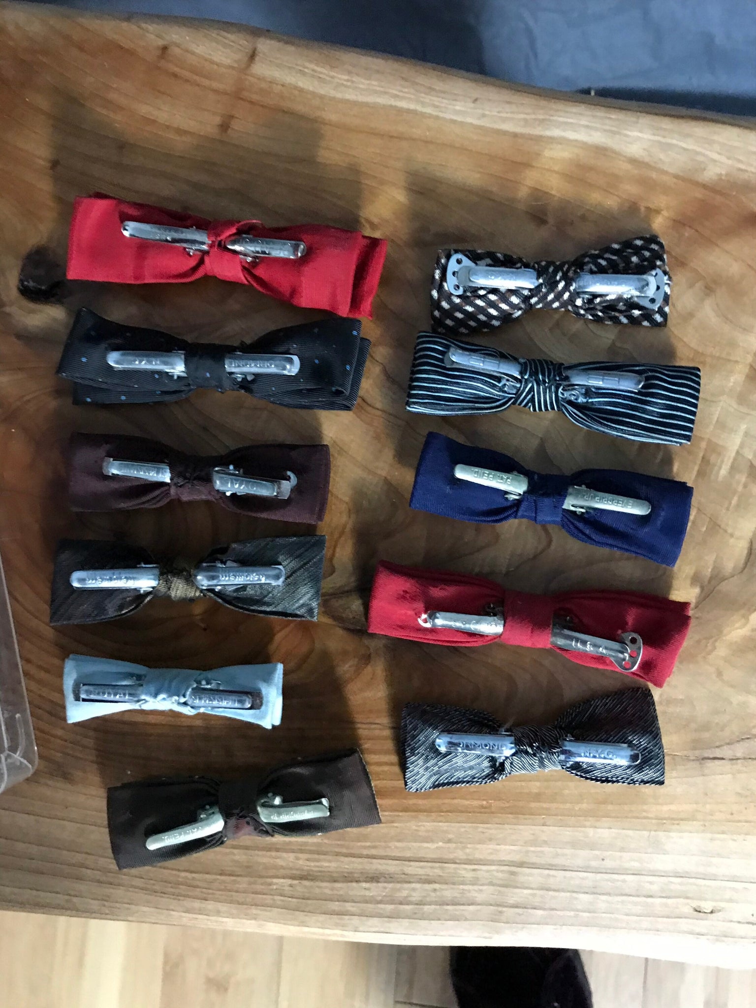 Vintage 1950’s 1960’s baby child bow ties