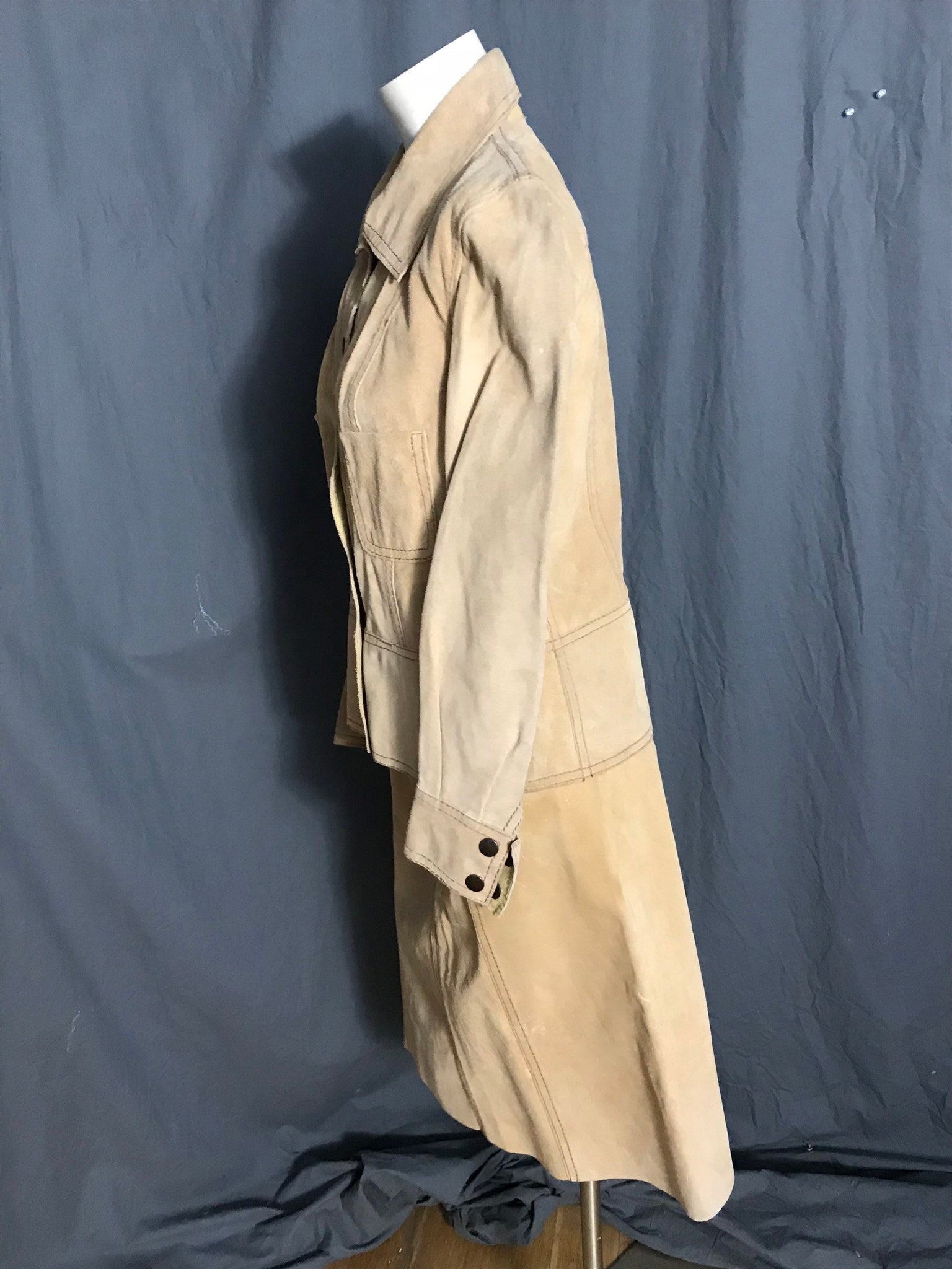 Vintage 1970’s Induyco leather jacket and skirt set M