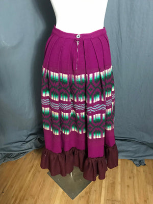 Vintage 1970’s ethnic woven skirt and shawl M