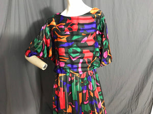 Vintage 1980’s R&K originals sheer mod dress L