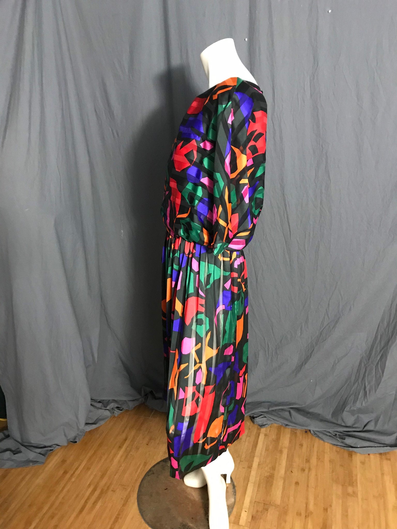 Vintage 1980’s R&K originals sheer mod dress L