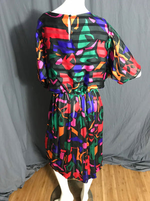 Vintage 1980’s R&K originals sheer mod dress L