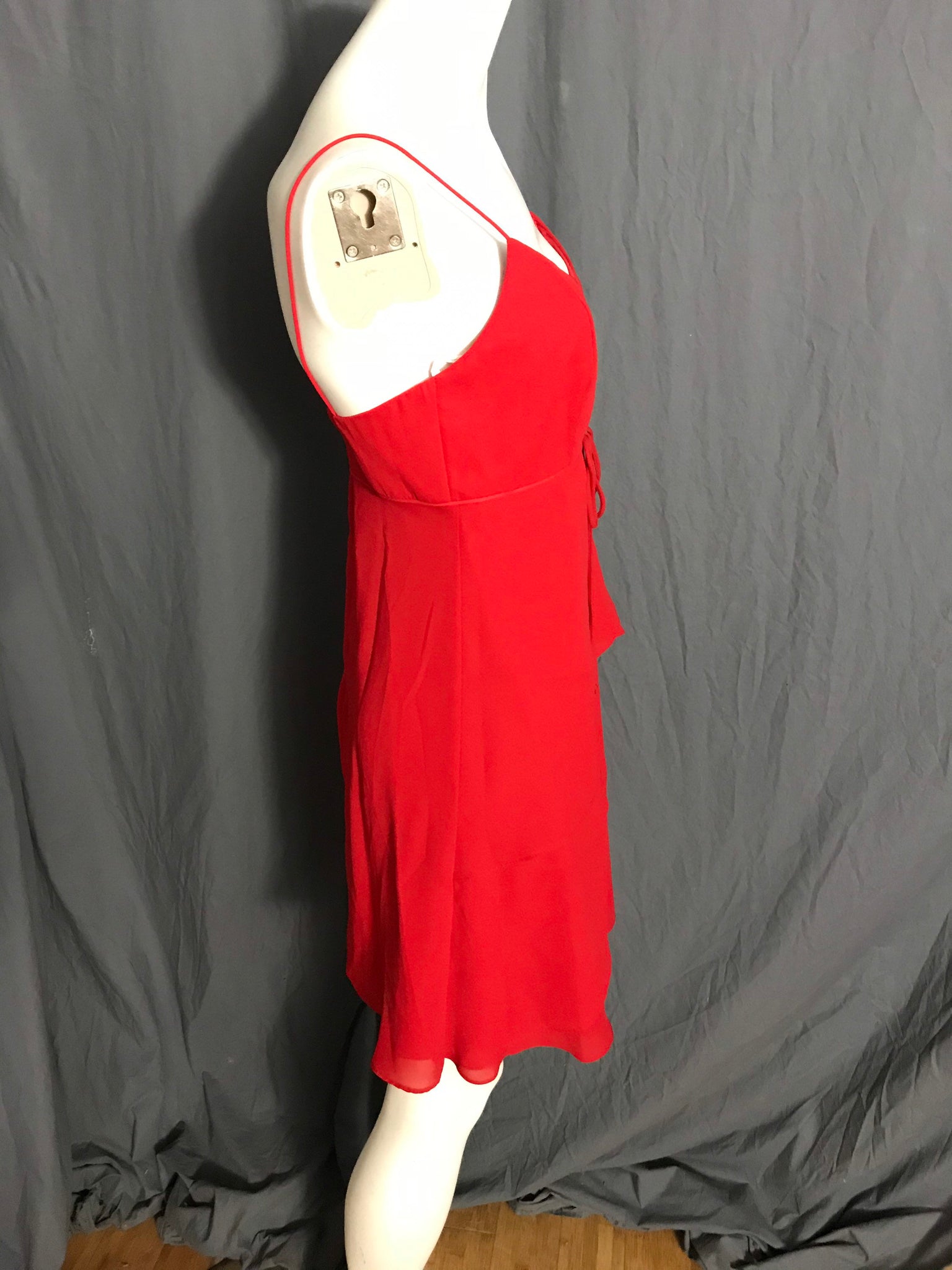 Vintage 80’s Faviana PM red mini party ruffle dress 7/8 M