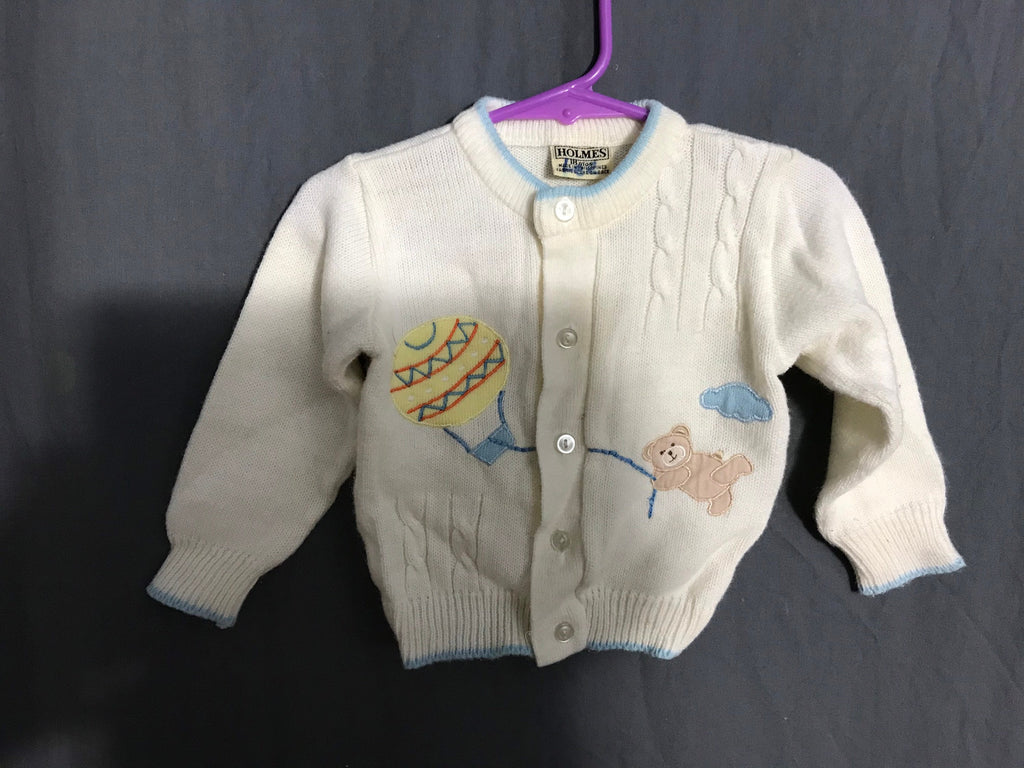 Vintage Holmes teddy baby sweater 18 month