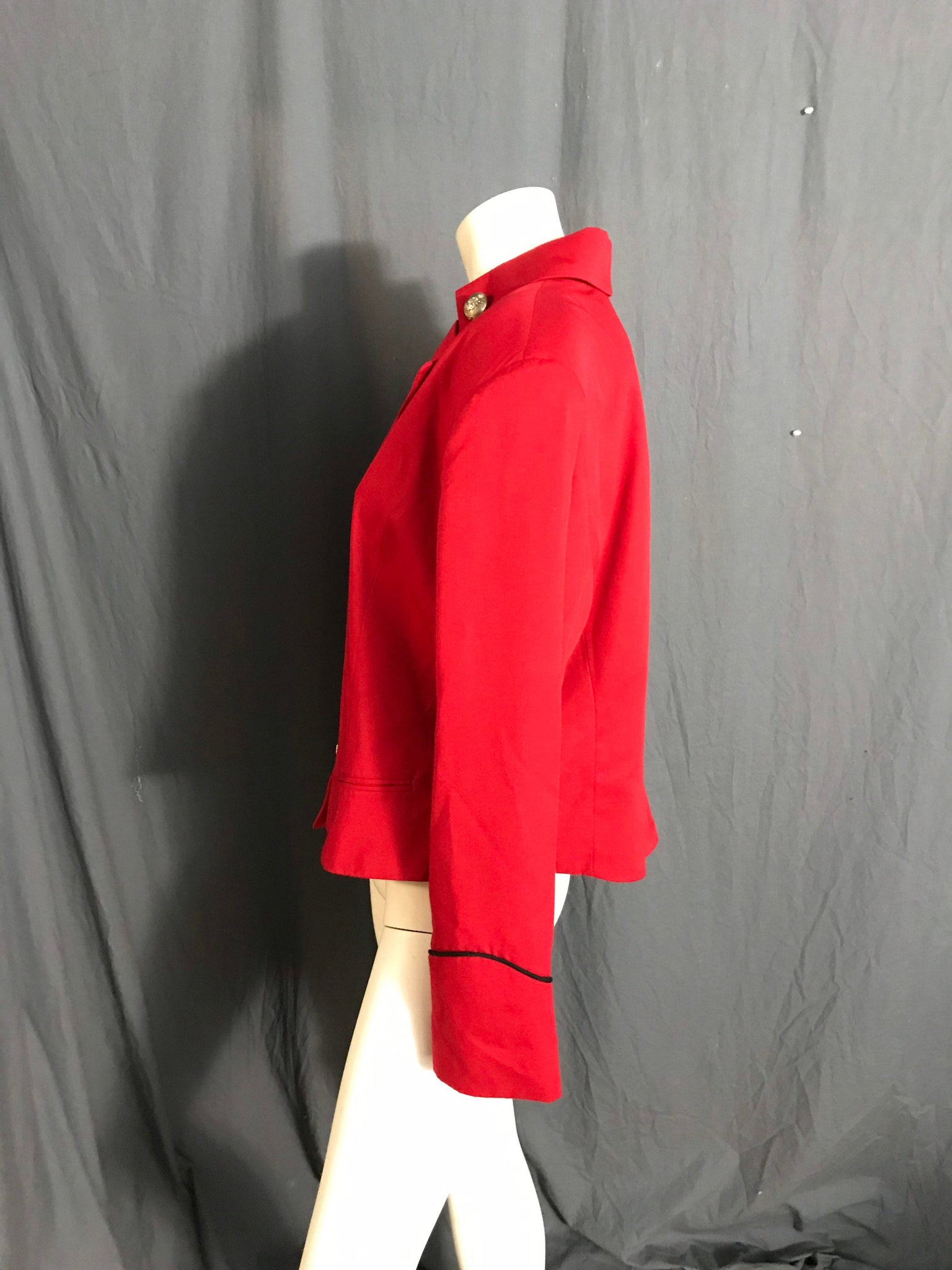 Vintage 1980’s Christina red and black circus jacket L