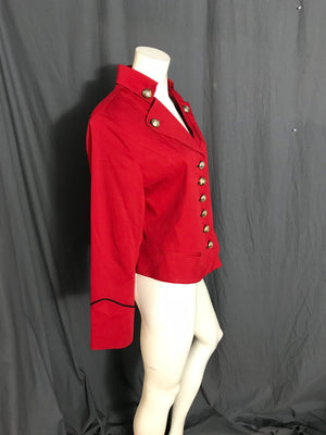 Vintage 1980’s Christina red and black circus jacket L