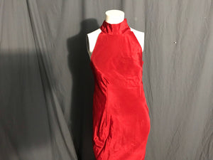 Vintage 1980’s red slinky party dress L