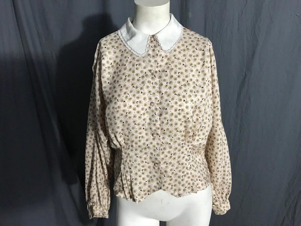 Vintage 1980’s Jil-Marie collared blouse shirt 9 R M