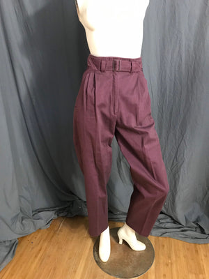 Vintage 1980's Changes purple pantsuit S M