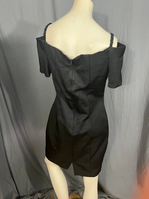 Vintage 80's Expo Nite black cocktail dress 12