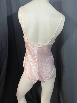 Vintage 70’s pink teddy lingerie S