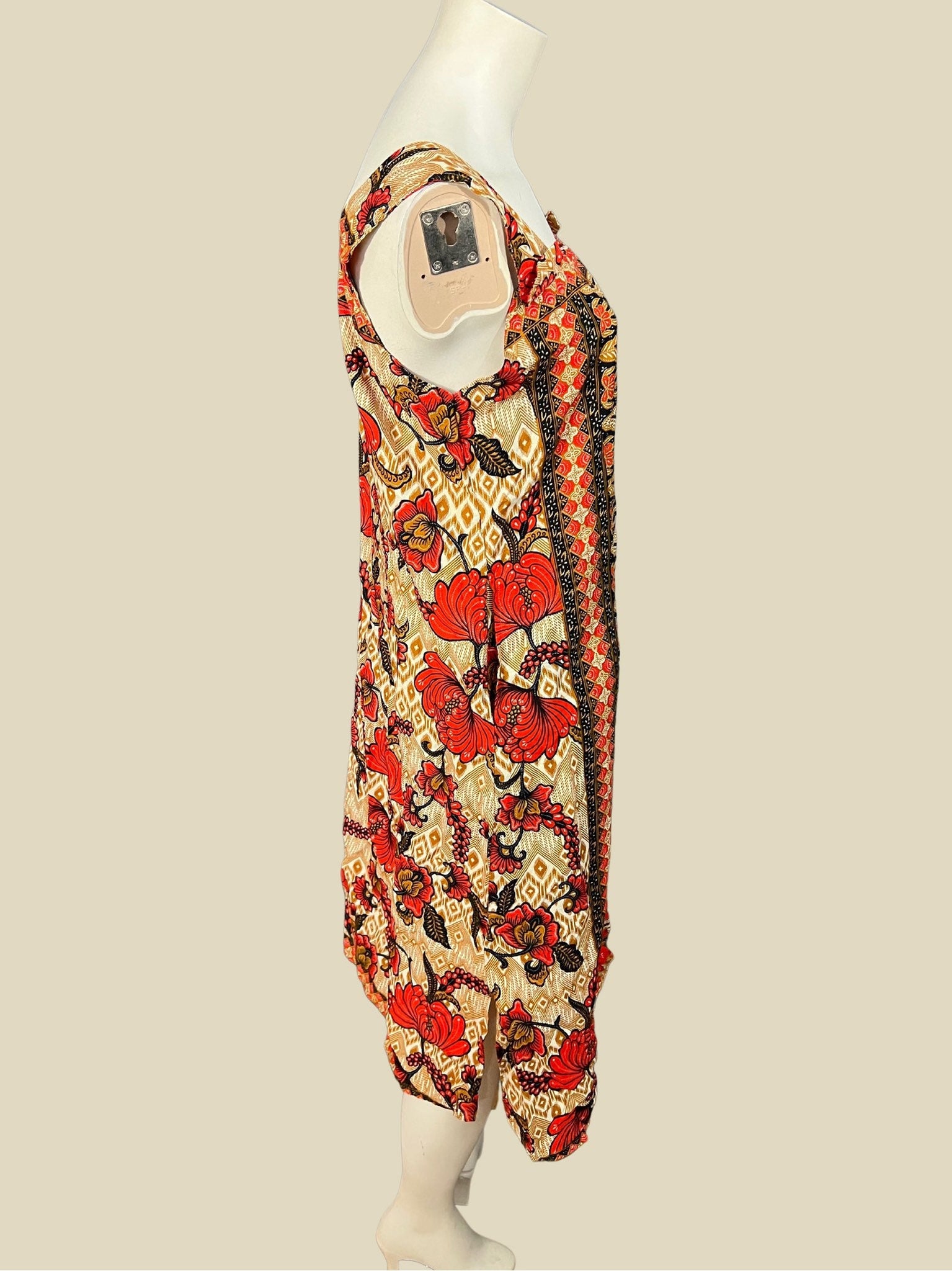 Vintage batik sun dress L XL Nea Trend