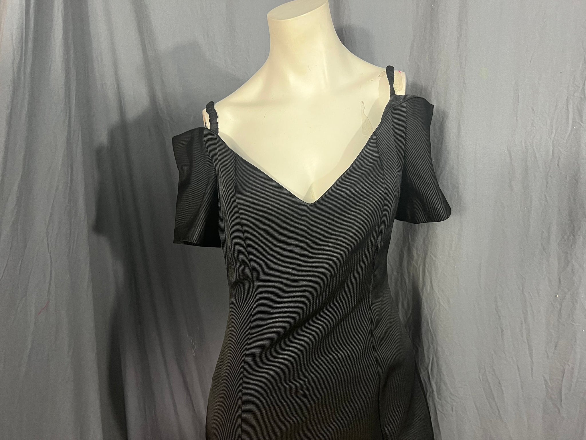 Vintage 80's Expo Nite black cocktail dress 12