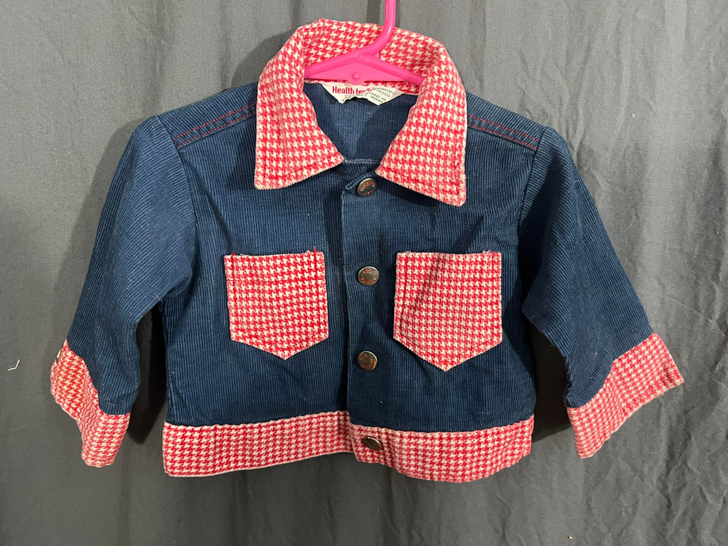 Vintage baby 70's Health tex jacket corduroy 18 month