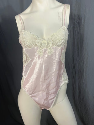 Vintage 70’s pink teddy lingerie S