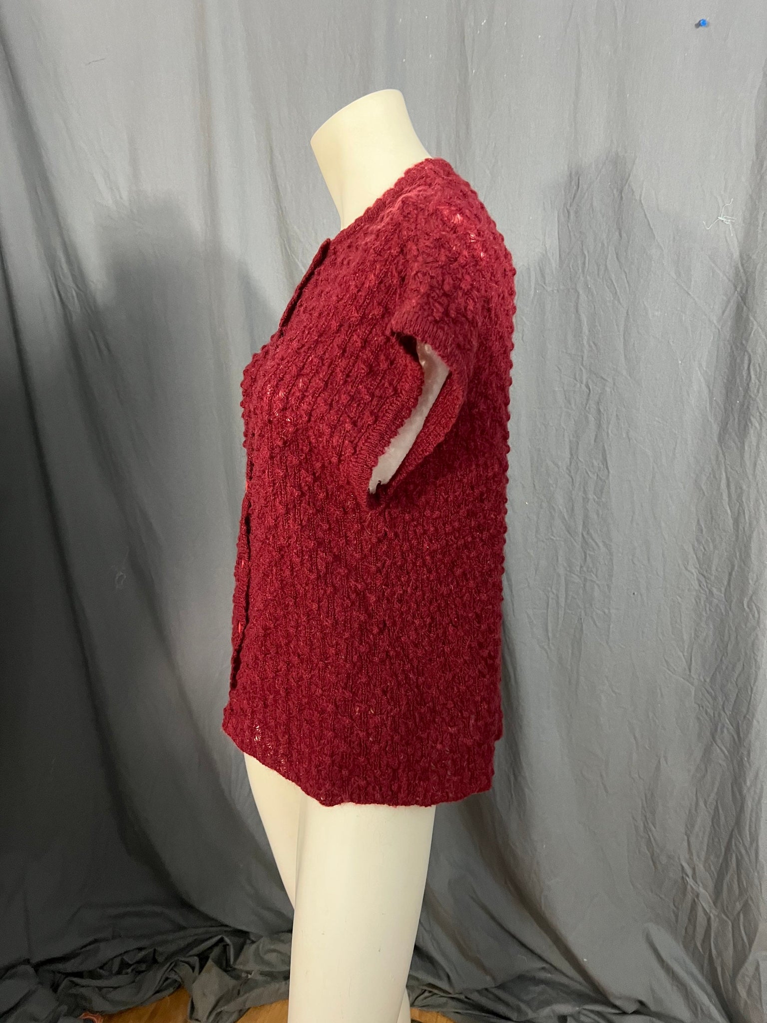 Vintage 70's Millay sweater maroon L