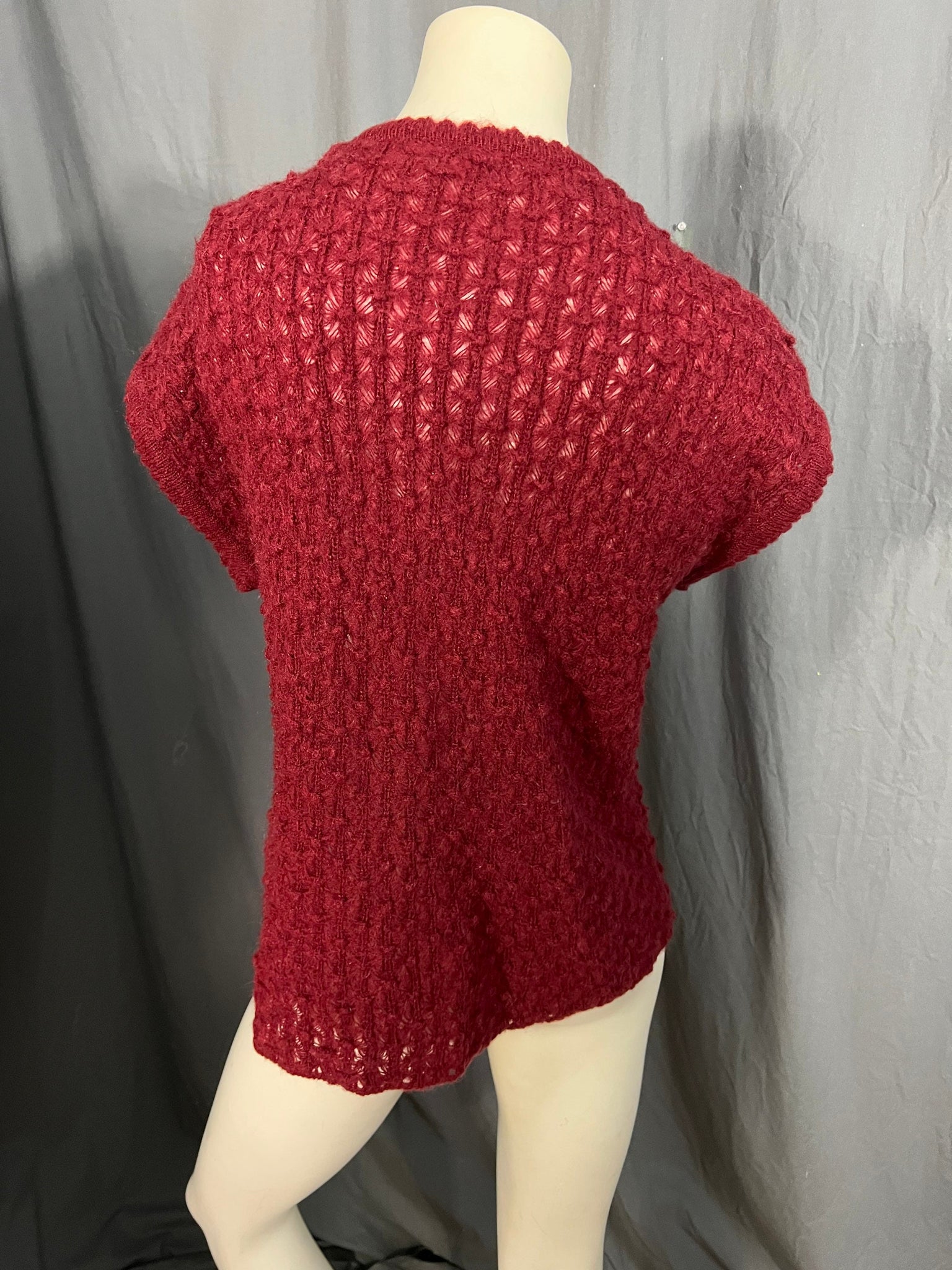 Vintage 70's Millay sweater maroon L