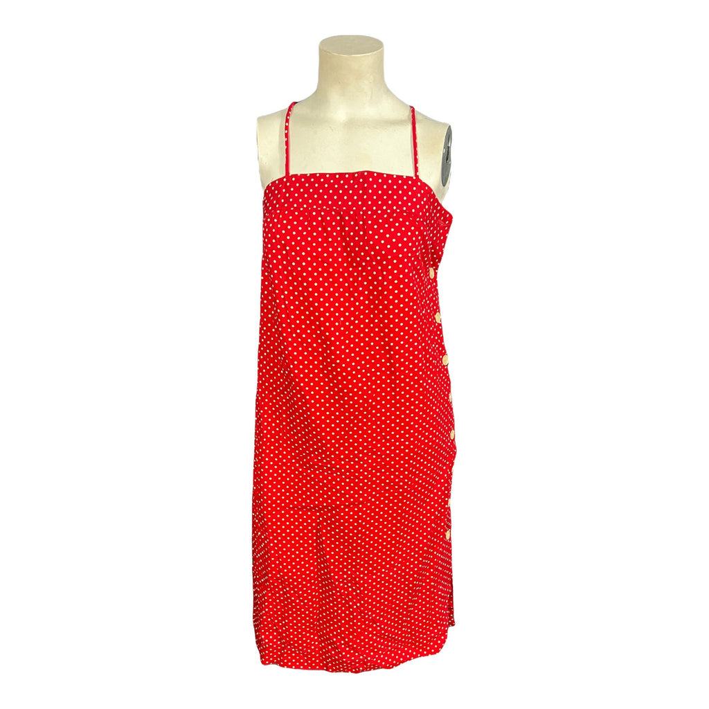 Vintage Land dress red and white polka dot S