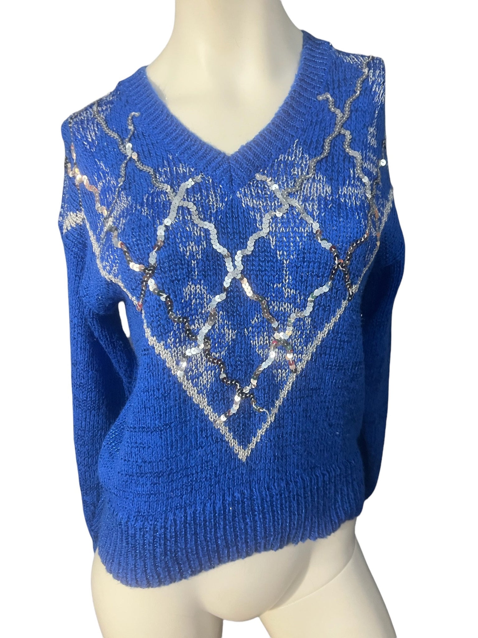 Vintage 80's Andene sequin sweater M