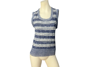 Vintage 70's striped sweater tank Campus M