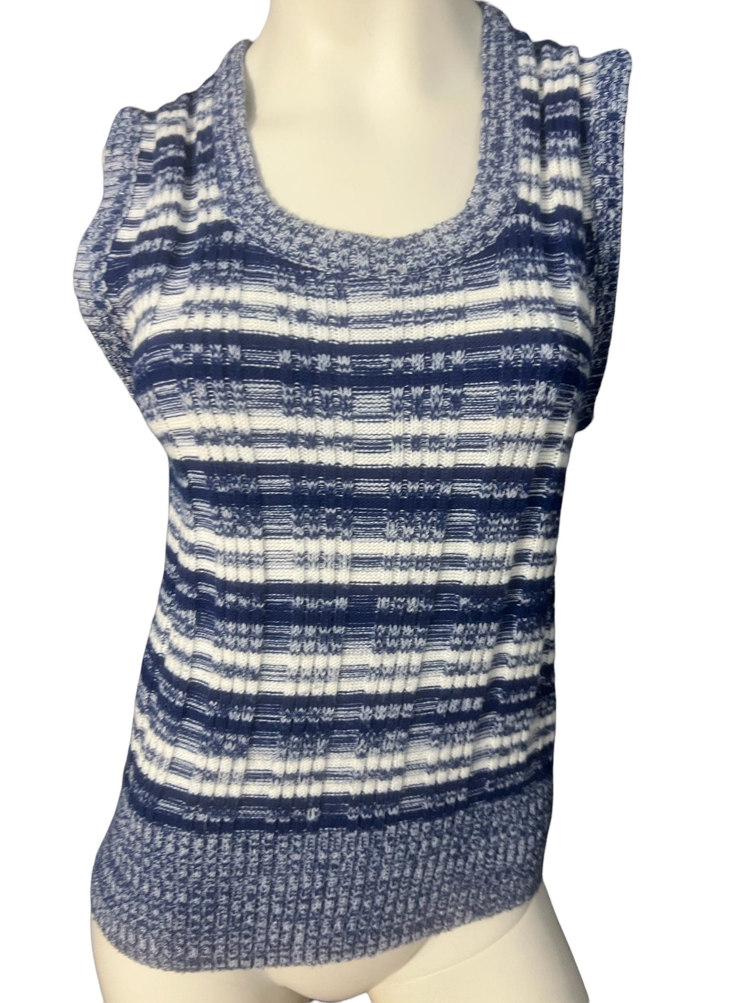 Vintage 70's striped sweater tank Campus M