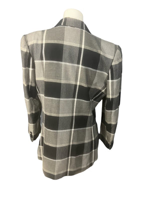 Vintage 1980's boxy plaid jacket Stirling Cooper 12