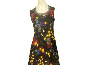 Vintage 70's mod dress L