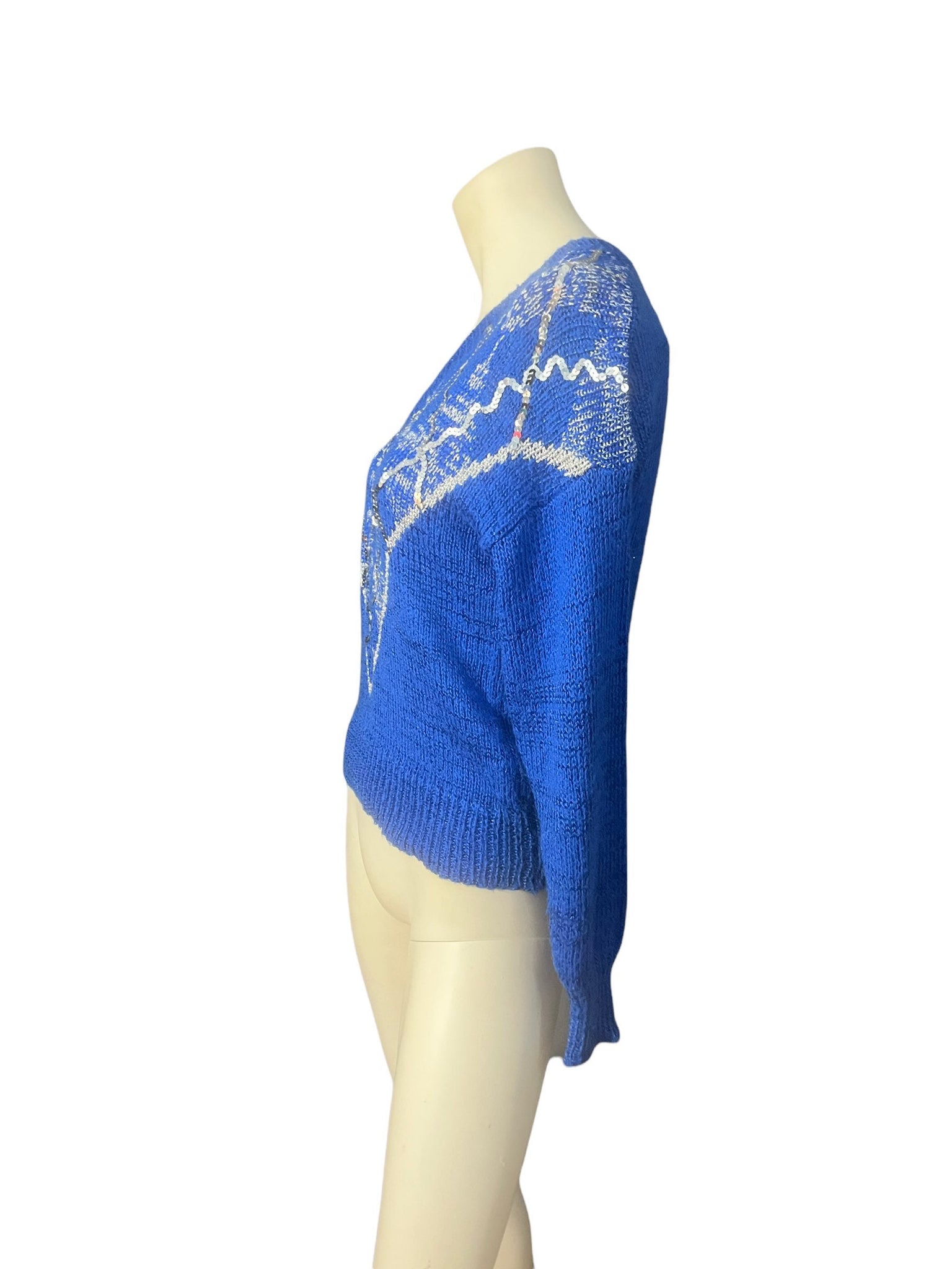 Vintage 80's Andene sequin sweater M