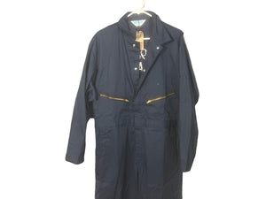 Vintage 80's blue jumpsuit coveralls L 44